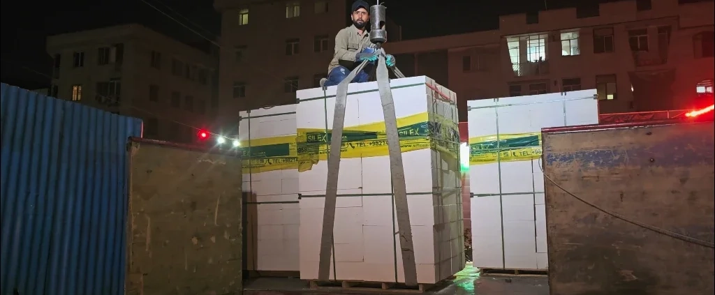 در طبقات گذاشتن پالت هبلکس